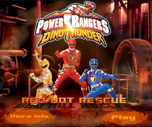 Dino Thunder Red Hot Rescue